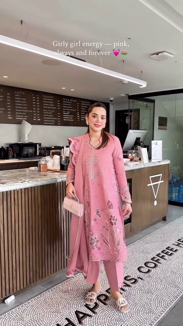 🌸 Blush Bloom Embroidered Pink Suit Set – The Ultimate Girly Elegance 🌸✨