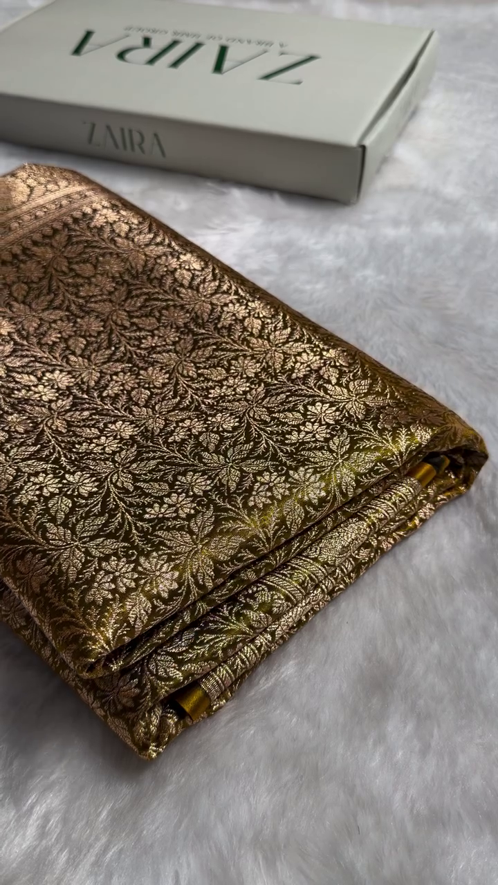 “Royal Gold Banarasi Brocade Silk Suit Fabric | Heavy Zari Weave | Premium Festive & Wedding Collection | Multiple Colours & Sizes XXS–XXL”