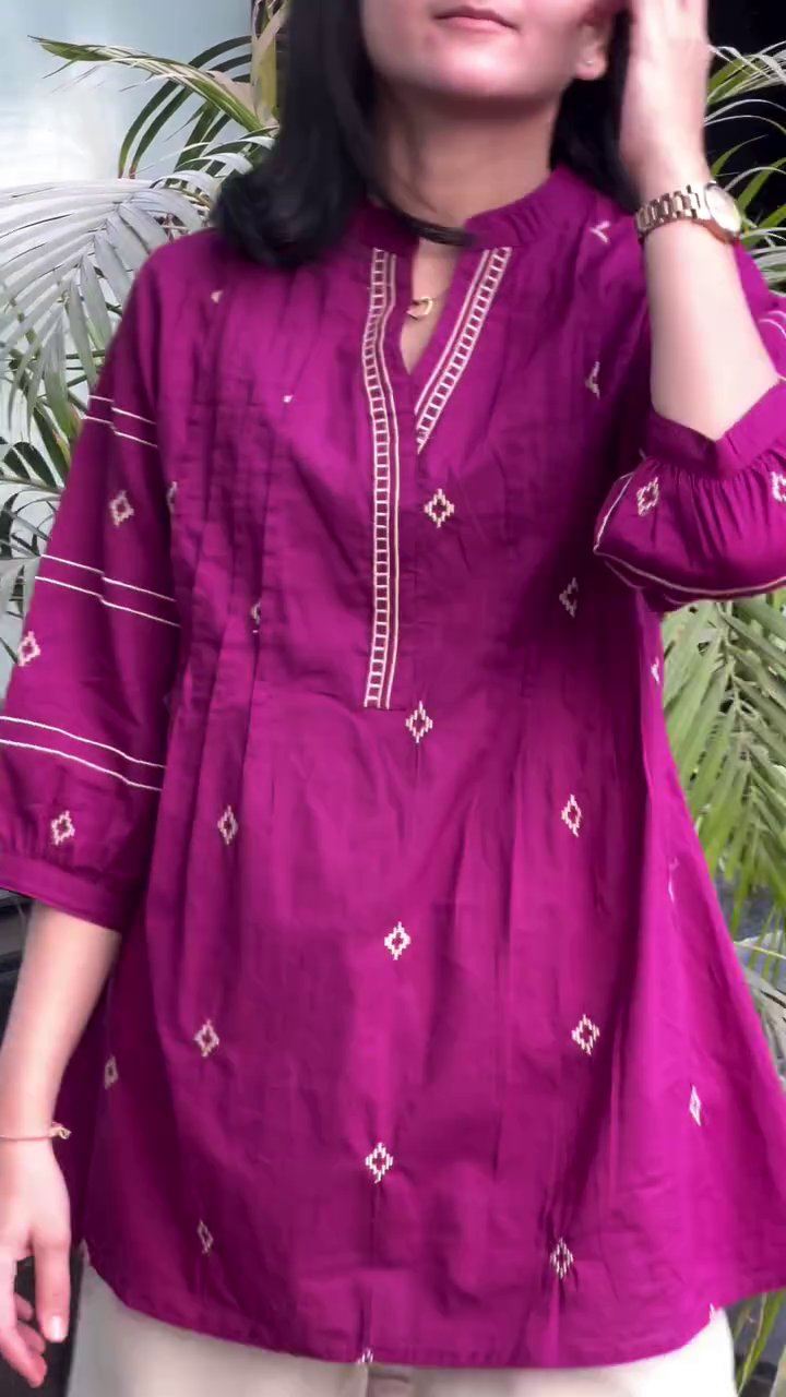 🌿 Olive Grace Embroidered Kurti Co-Ord Set – Minimal Elegance, Everyday Sophistication ✨