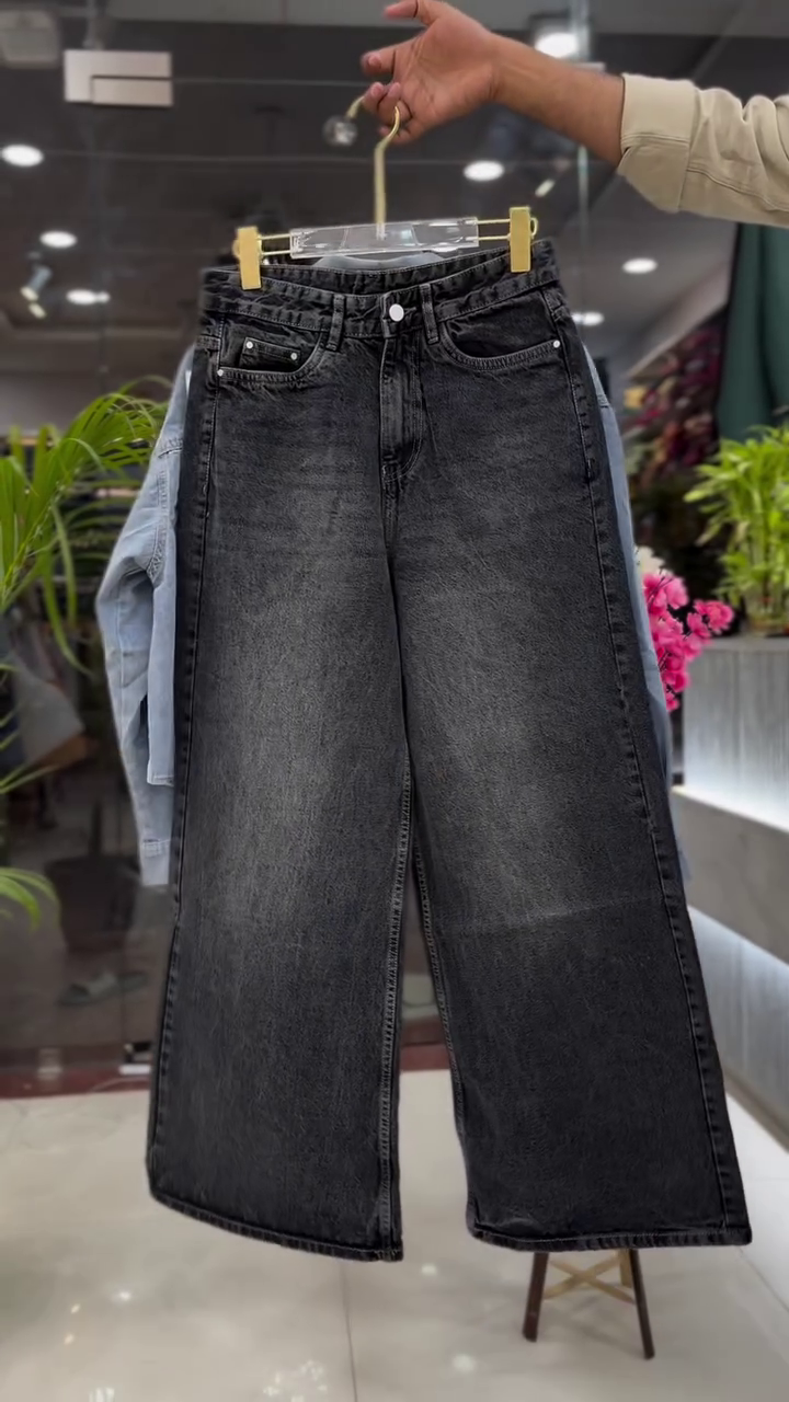 💙 Chic Denim Button-Down Co-Ord Set – Modern Casual Elegance (XXS–XXL) ✨