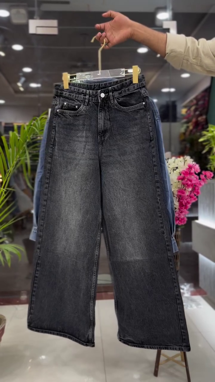 💙 Chic Denim Button-Down Co-Ord Set – Modern Casual Elegance (XXS–XXL) ✨