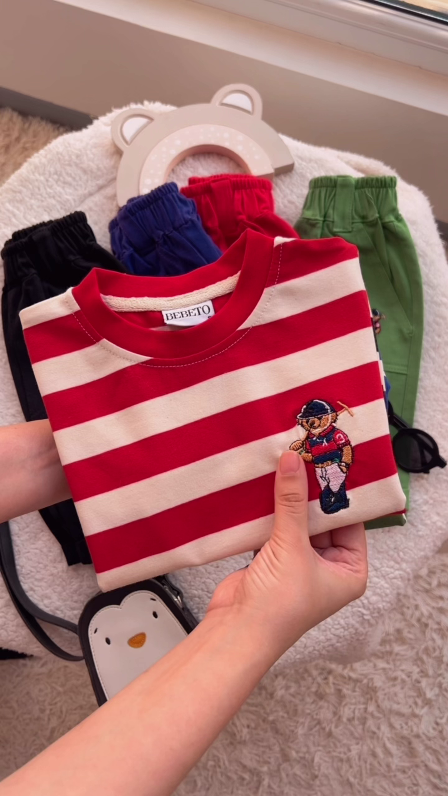 🧸 Little Champ Striped Co-Ord Set – Premium Kids Casual Collection