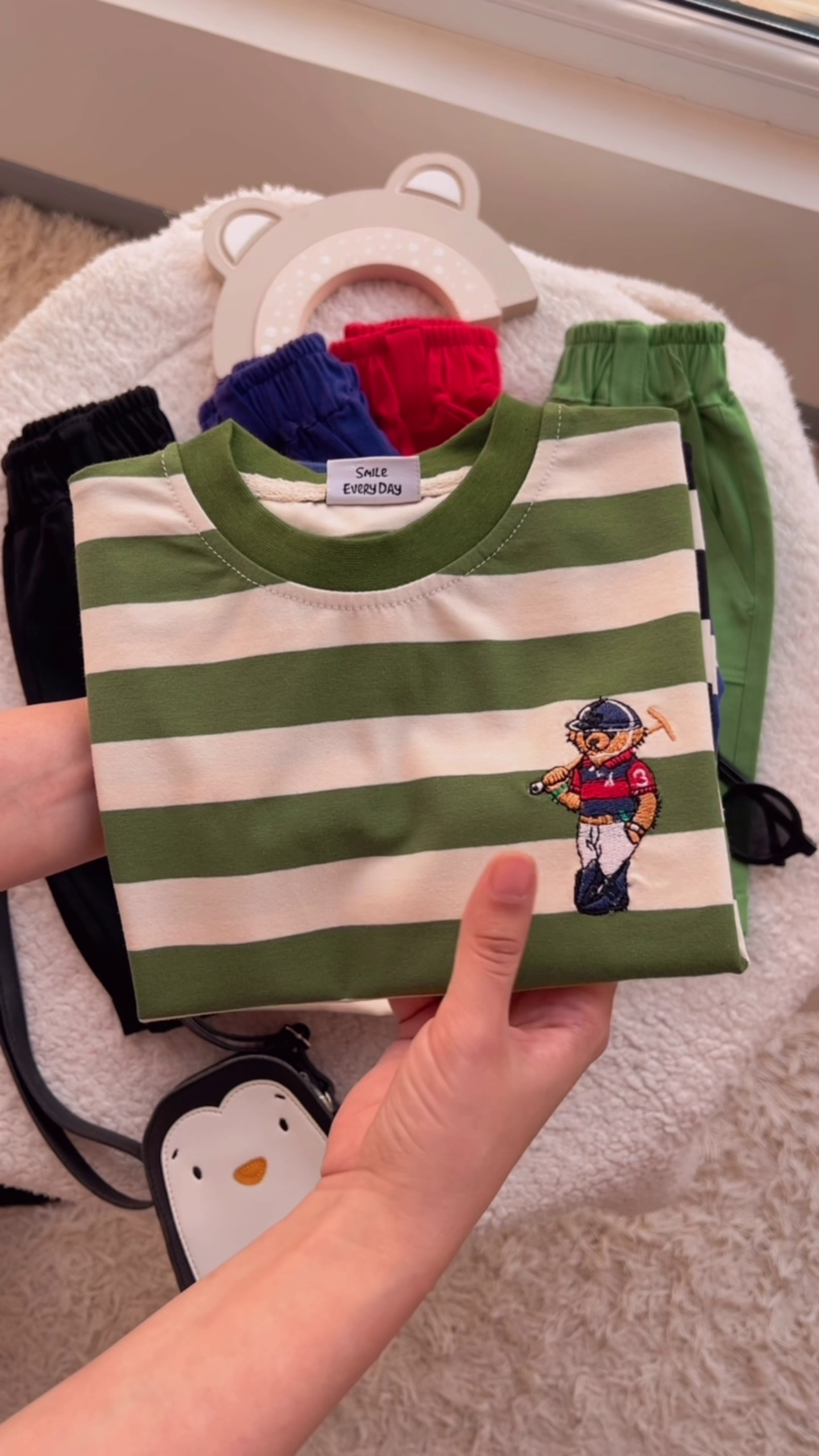🧸 Little Champ Striped Co-Ord Set – Premium Kids Casual Collection