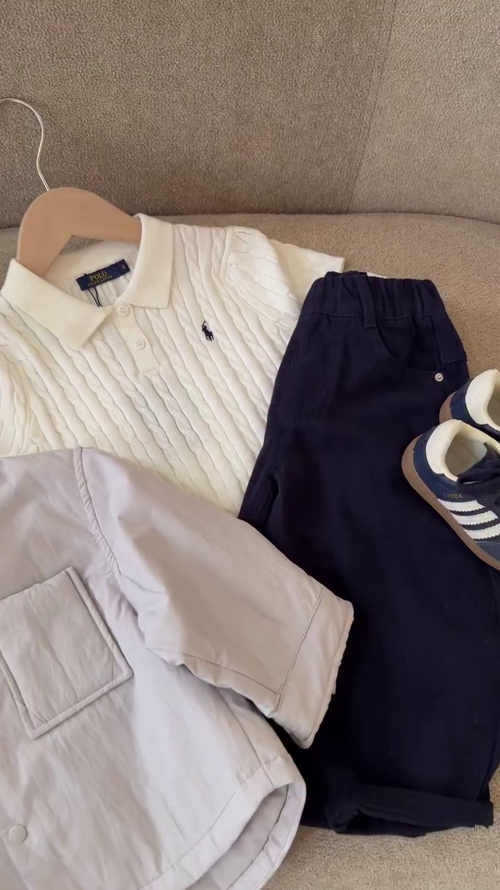 🧸 Little Gentleman Smart Casual Set – Classic Kids Style Collection