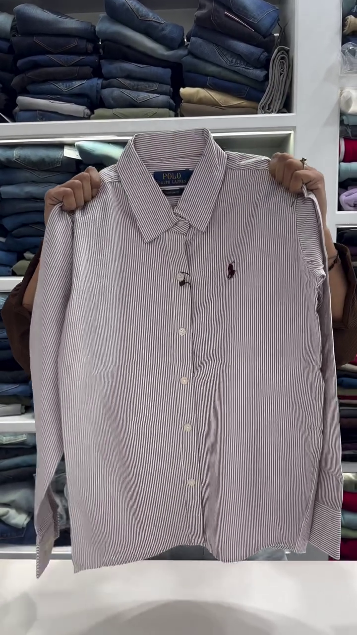 👔✨ Classic Striped Oxford Shirt – Smart Casual Timeless Style