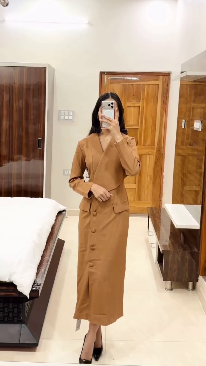 Monochrome Muse Knit Dress 🖤🤍✨ | Striped Button-Down Bodycon Midi