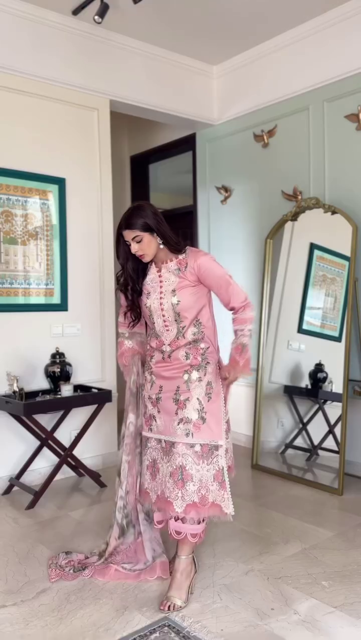 Powder Blue Grace Kurta Set 💙✨ | Elegant Embroidered Luxe Wear