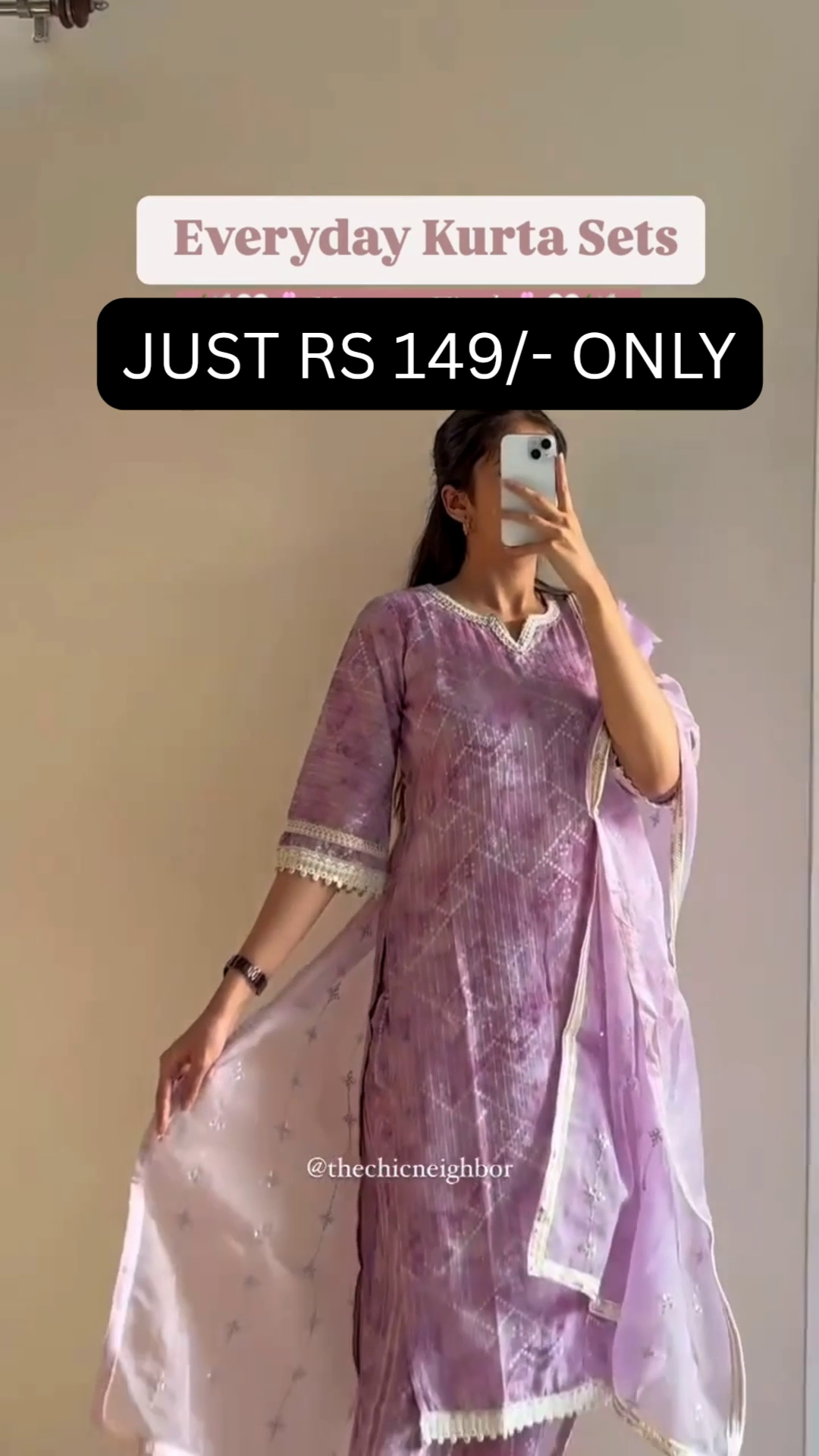 Indigo Charm Everyday Kurta Set 💙🌿 | Elegant Printed Casual Wear