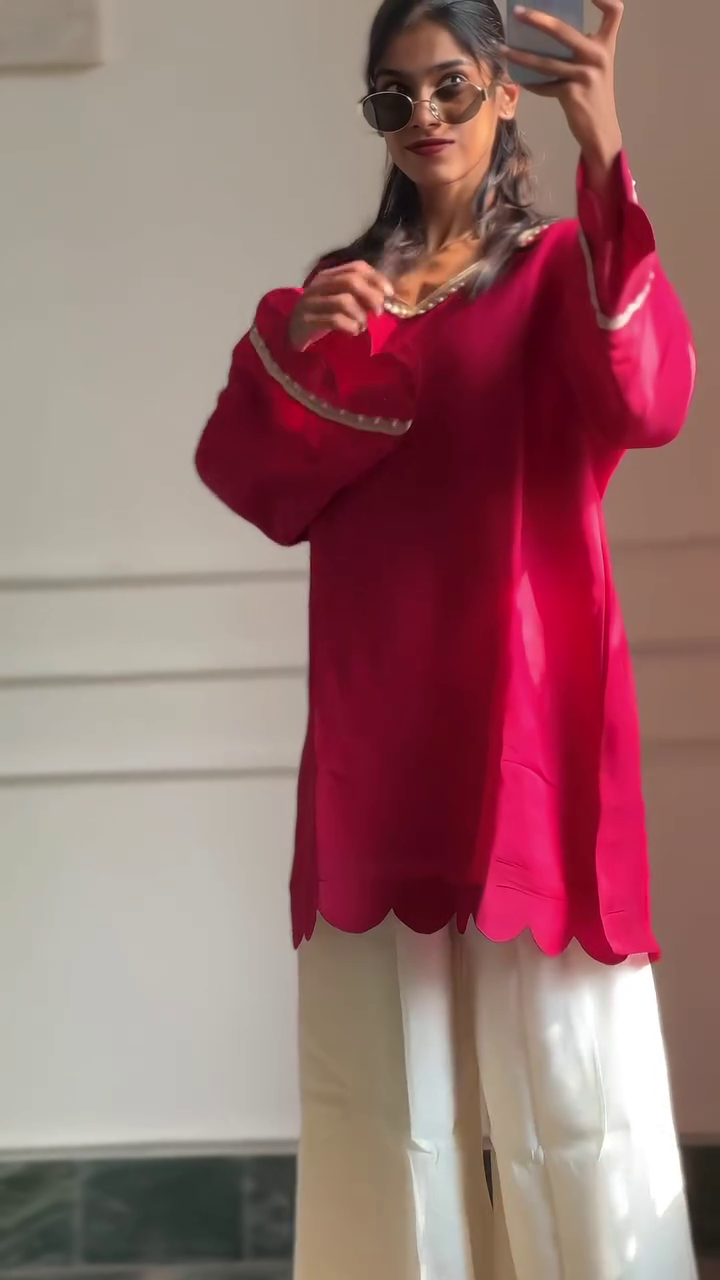 💙 Sapphire Grace Kurta Set – Minimal Elegance with a Luxe Touch ✨🤍