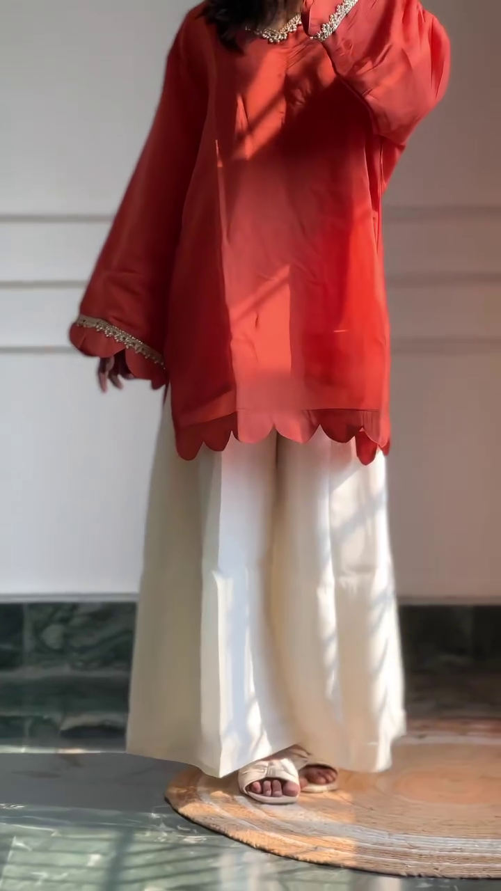 💙 Sapphire Grace Kurta Set – Minimal Elegance with a Luxe Touch ✨🤍