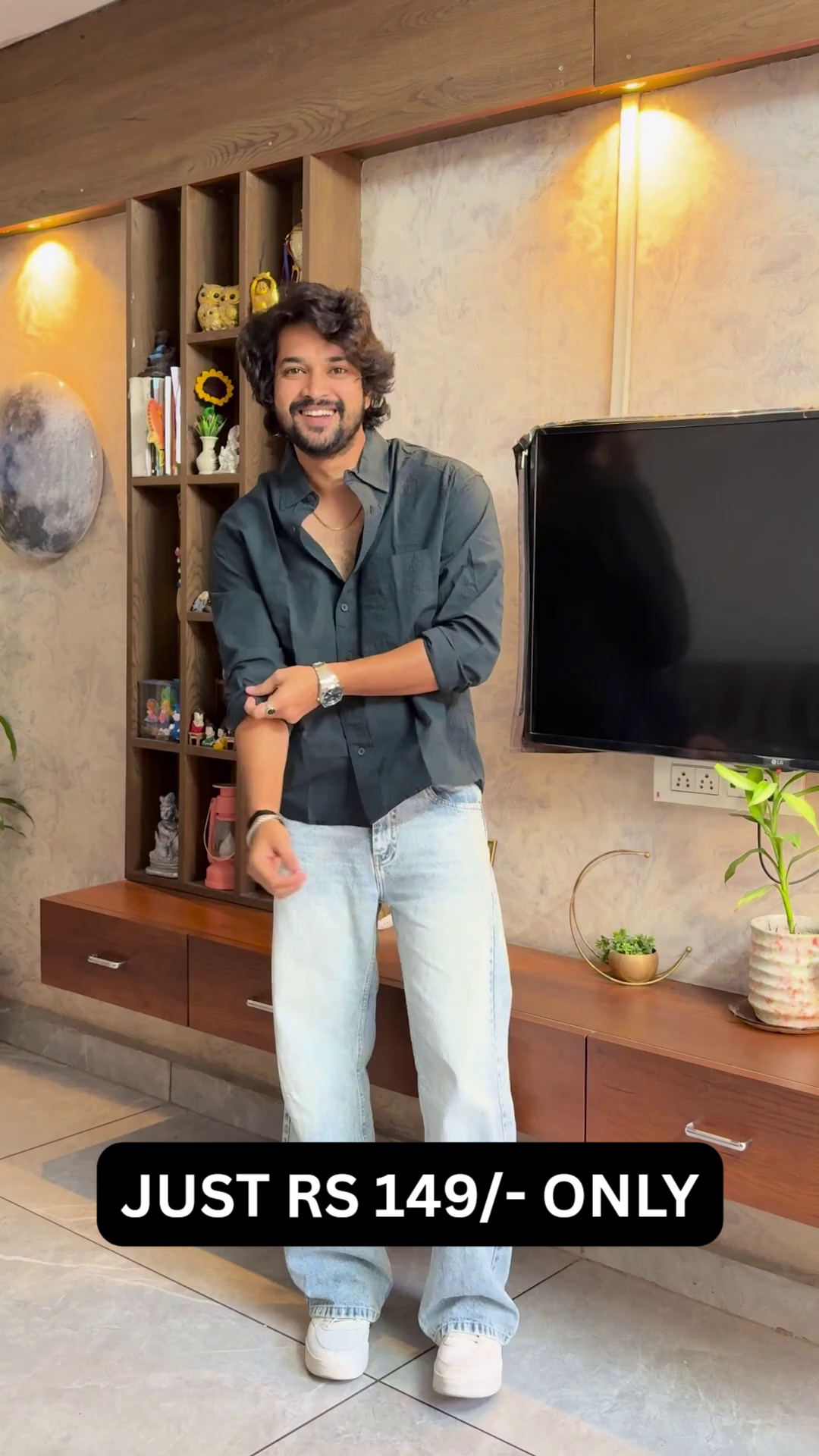 🖤 Classic Black Shirt – Timeless Style at Just Rs 149/- 🔥👔