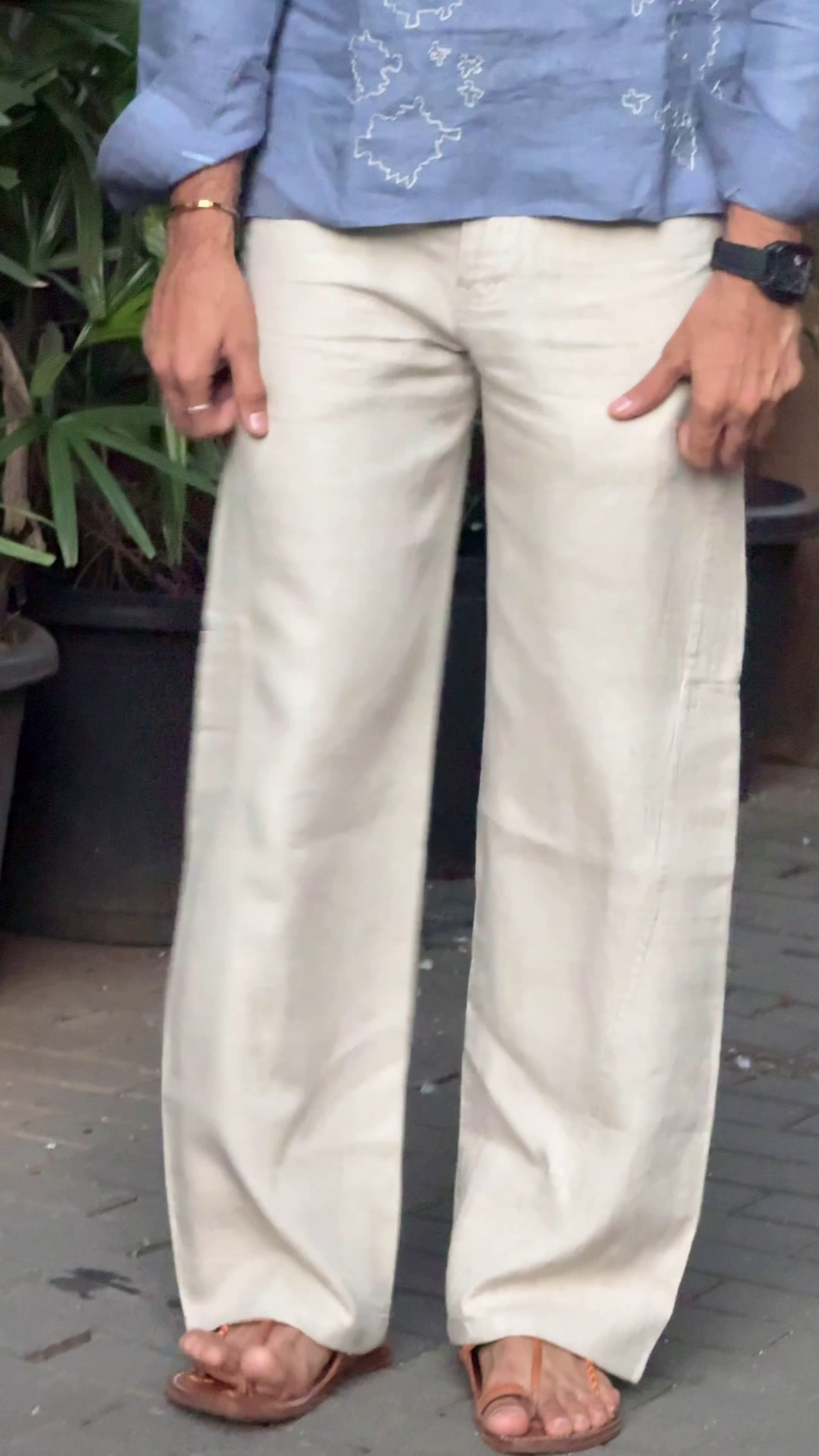 💙 Textured Blue Casual Shirt – Effortless Summer Style 🌿✨