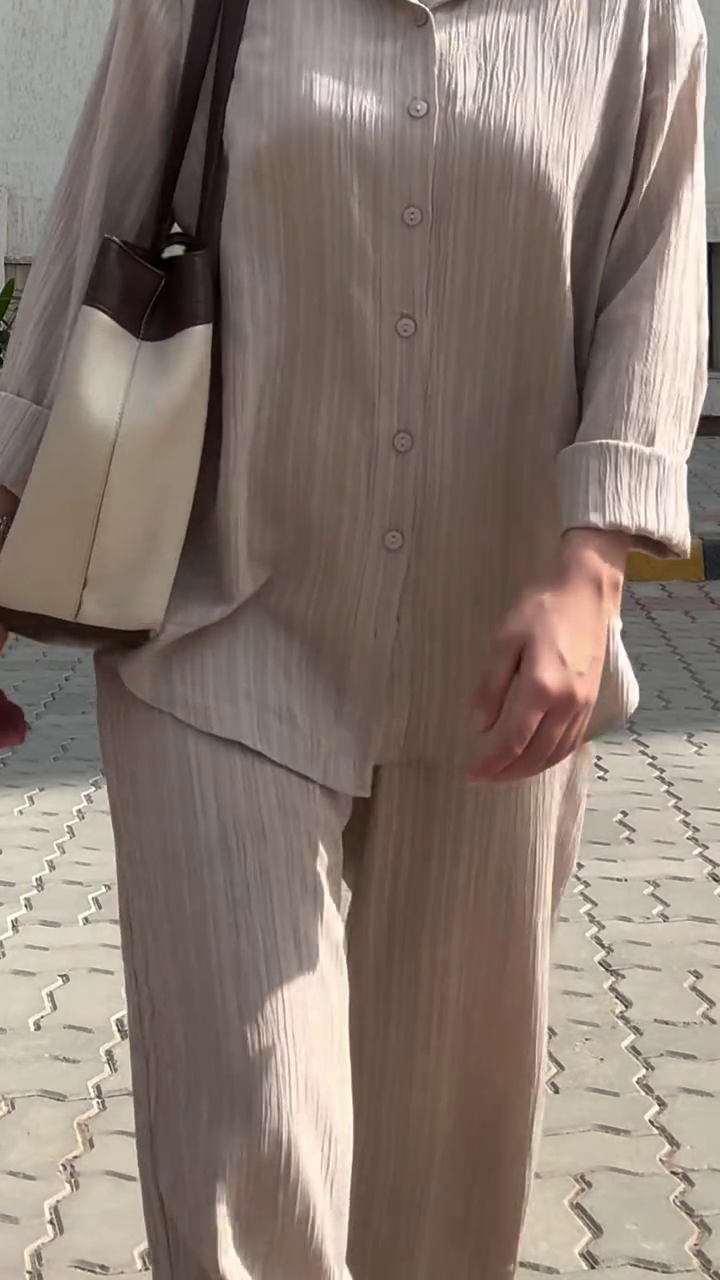 “Beige Breeze Coord Set 🤍🌿 | Soft Minimal Everyday Wear”