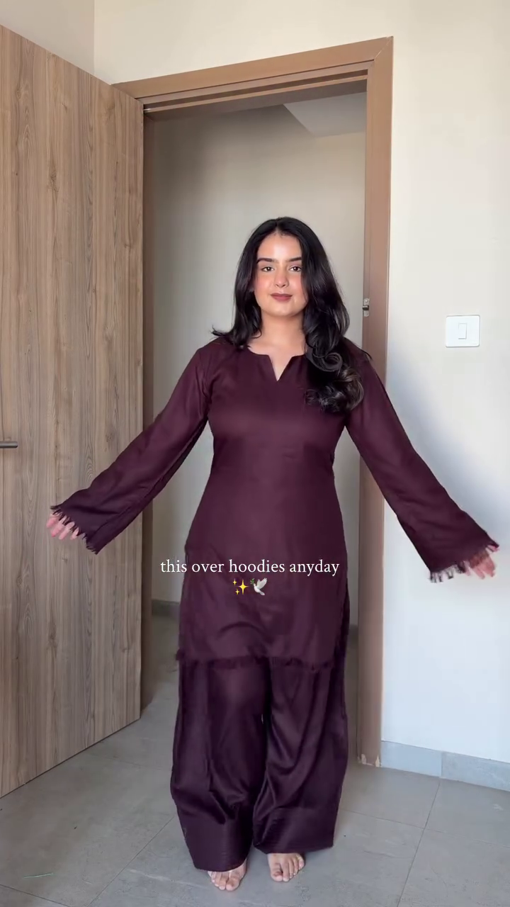 “Mocha Ease Co-Ord Set 🤎🕊️ | Effortless Everyday Luxe”