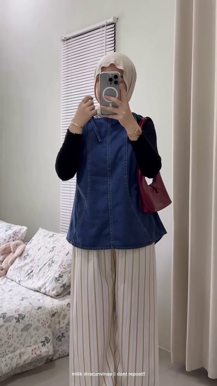 “Denim Muse Layered Set 💙👖 | Casual Chic Edit”