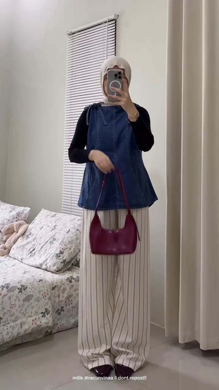 “Denim Muse Layered Set 💙👖 | Casual Chic Edit”