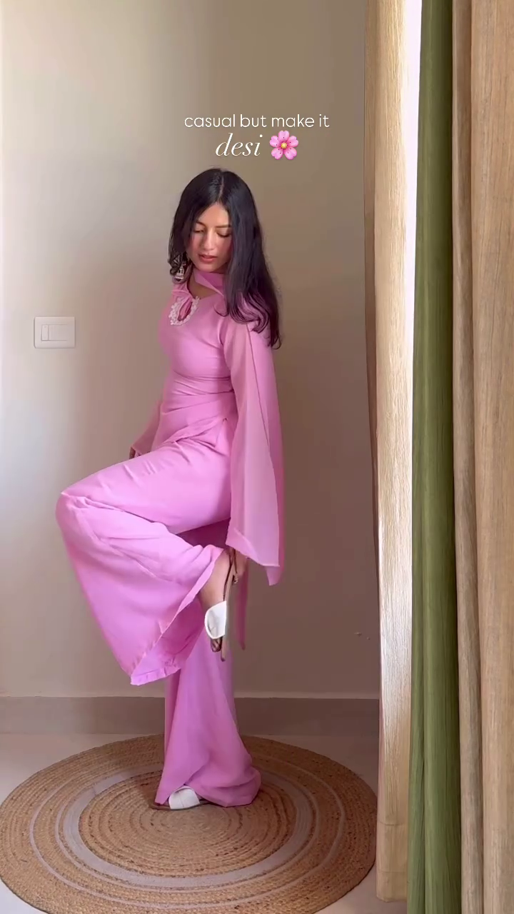 “Blush Elegance Co-ord Set 💗🌷 | Soft Feminine Luxe”