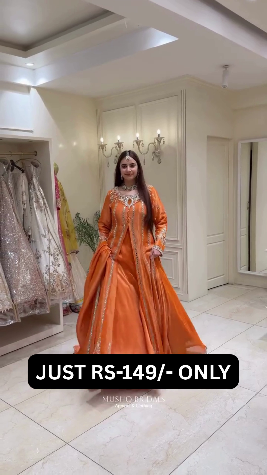 🧡✨ Royal Amber Bridal Maxi Collection ✨🧡