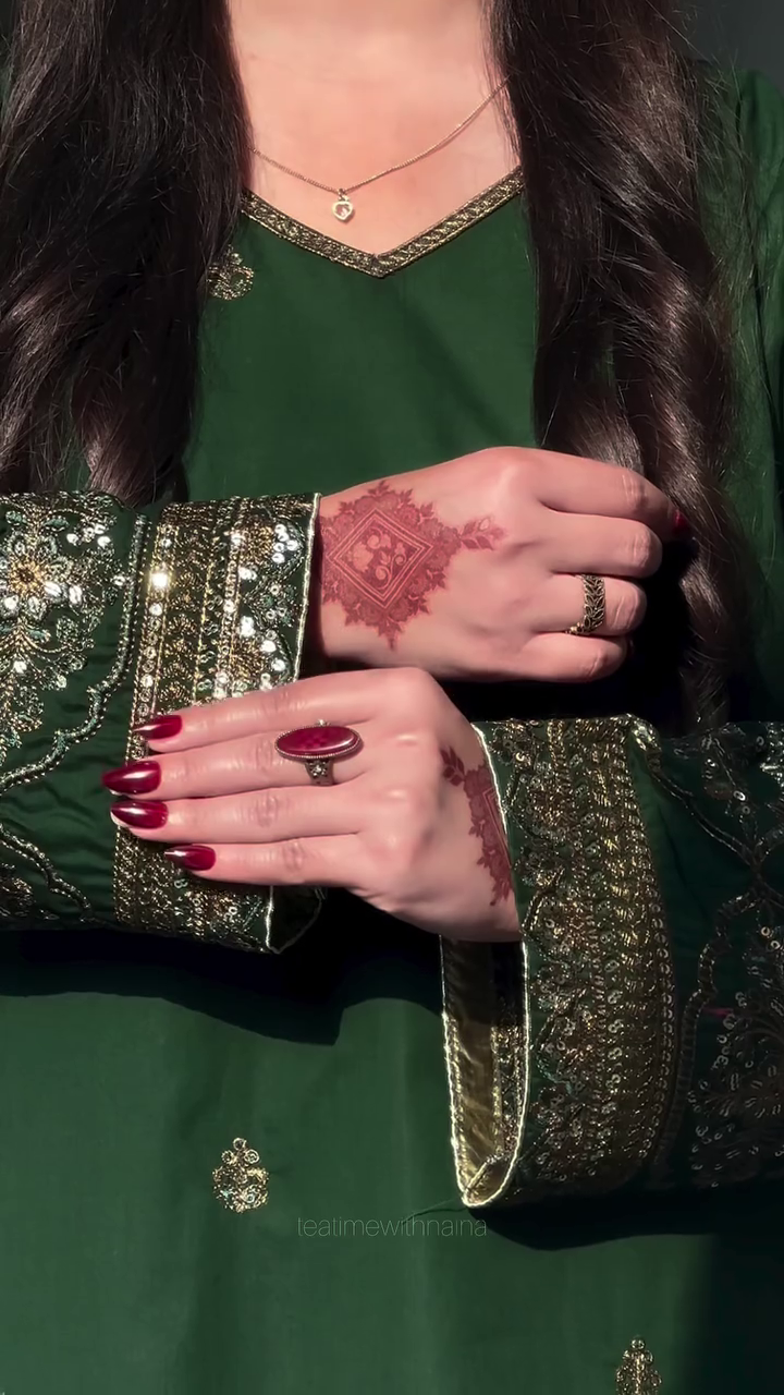 💚✨ Royal Emerald Embroidered Luxury Suit ✨💚