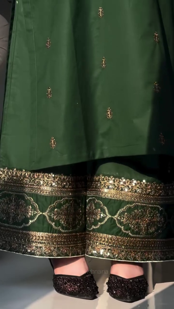 💚✨ Royal Emerald Embroidered Luxury Suit ✨💚