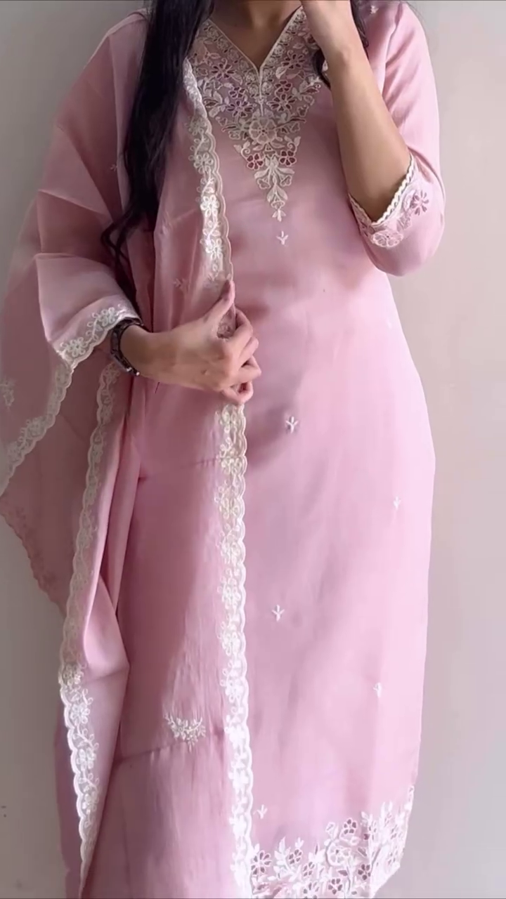❄️💙 Aqua Breeze Summer Kurta Set 💙❄️