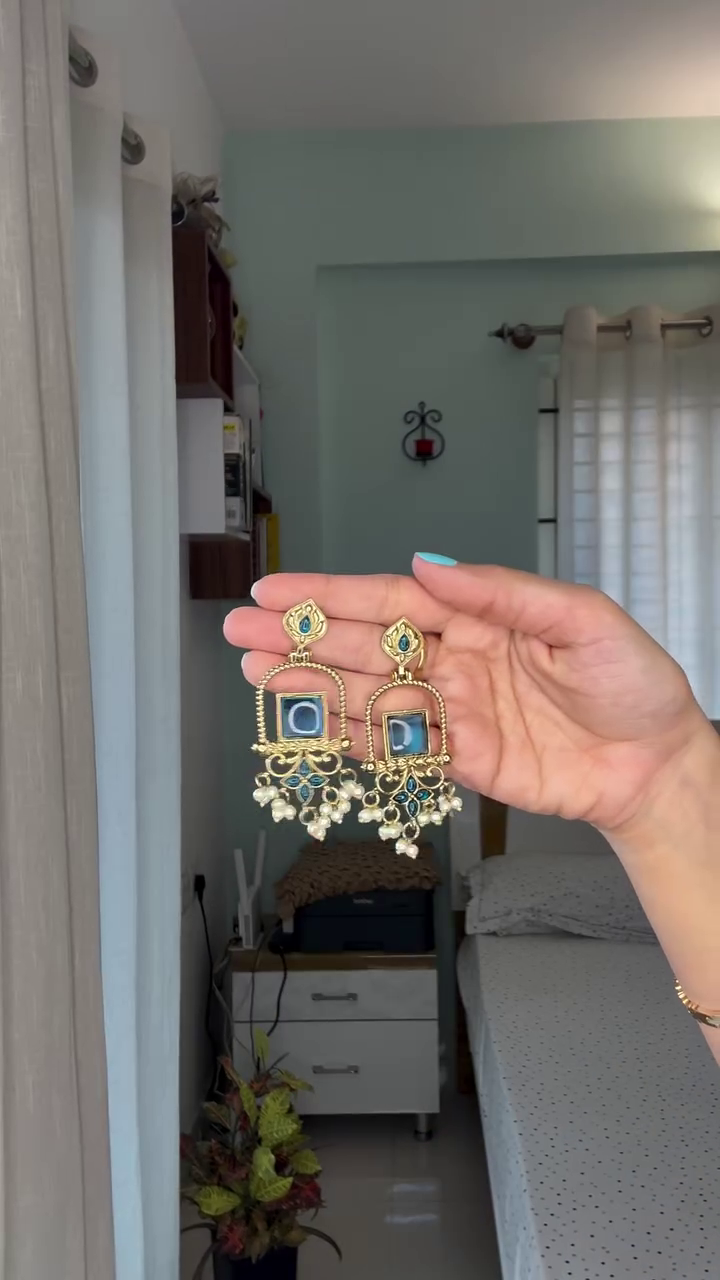 ✨👑 Royal Kundan Tassel Earrings 👑✨