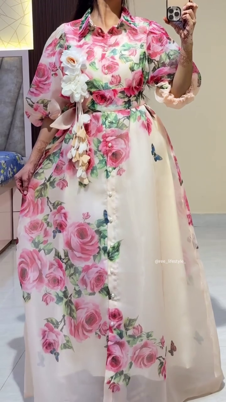 🌸🌷 Rose Garden Dream Maxi Dress 🌷🌸