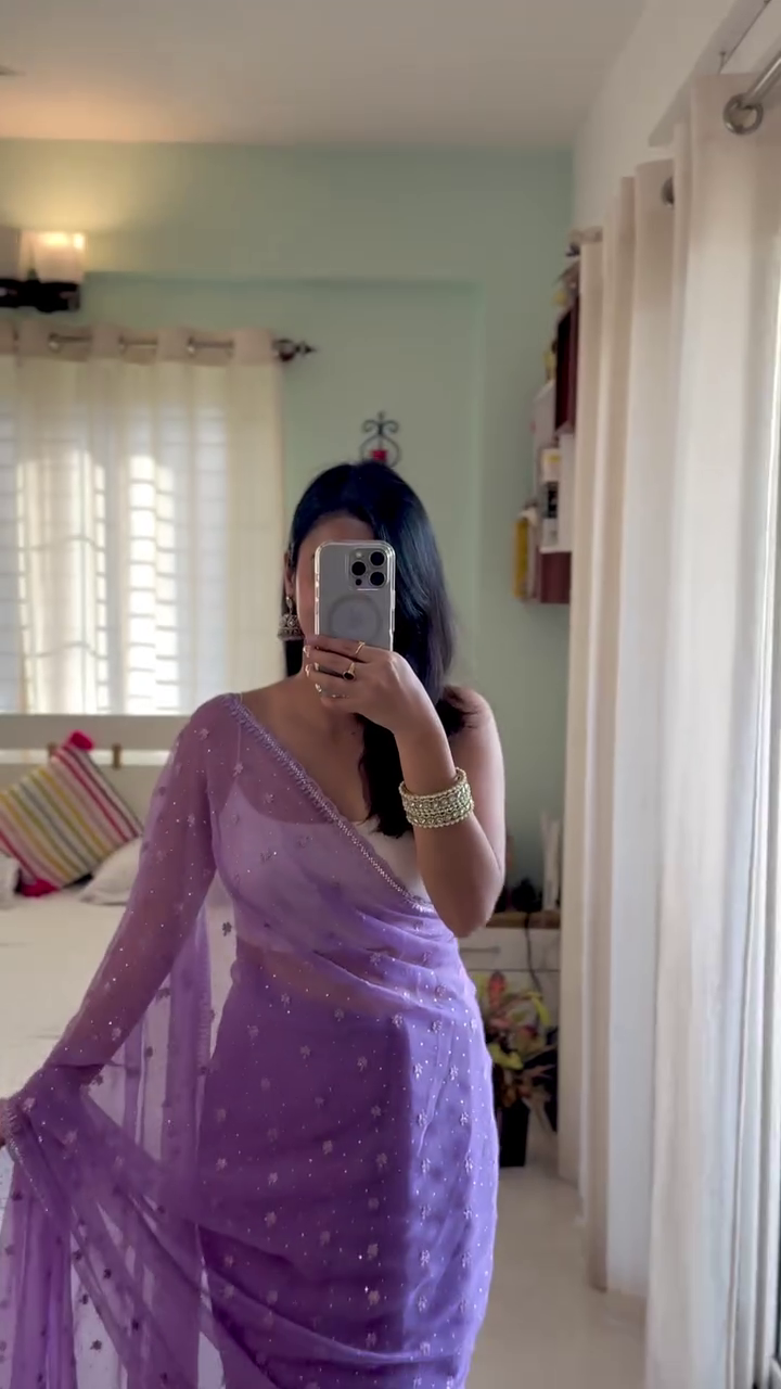 💖✨ Hot Pink Elegance Saree ✨🌸