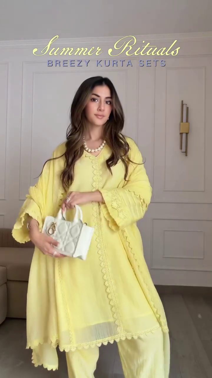 ☀️💛 Summer Rituals Breezy Kurta Set 💛☀️