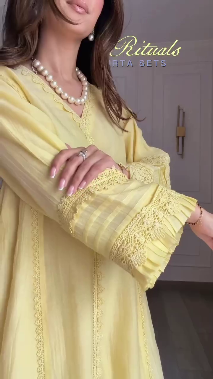 ☀️💛 Summer Rituals Breezy Kurta Set 💛☀️