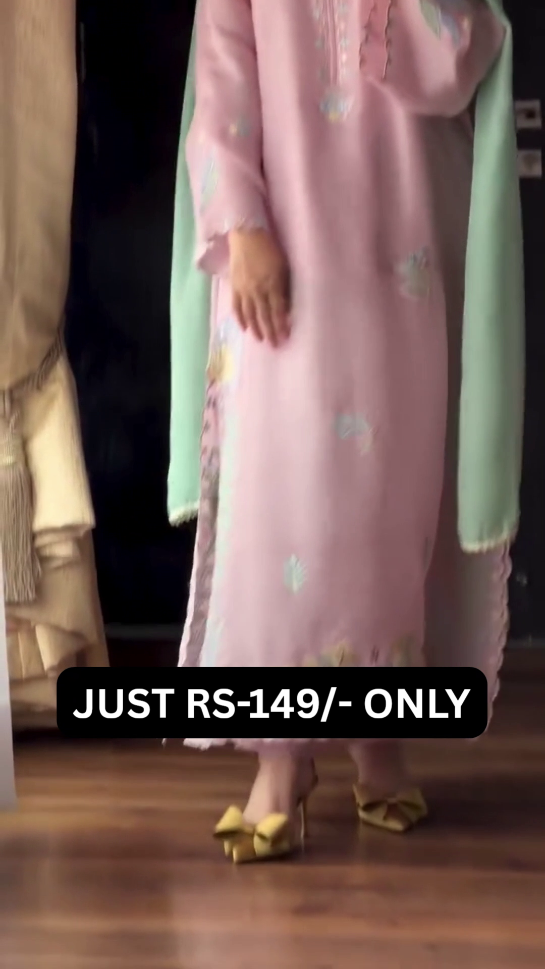 🌸✨ Elegant Pastel Kurta Set ✨🌸