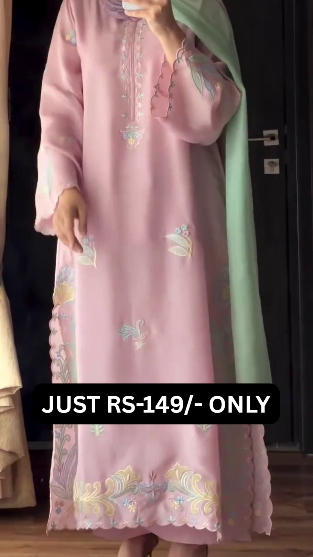🌸✨ Elegant Pastel Kurta Set ✨🌸
