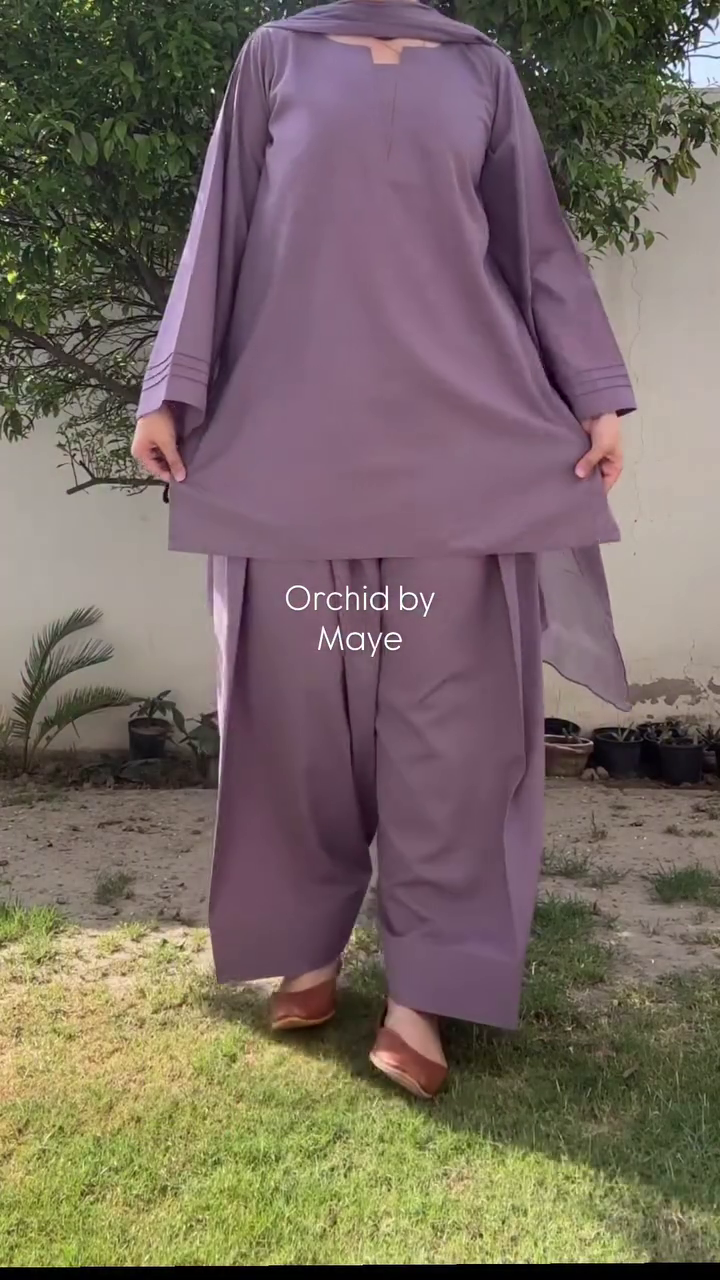 💜✨ Orchid Grace Co-Ord Set – Minimal Modest Luxury ✨💜