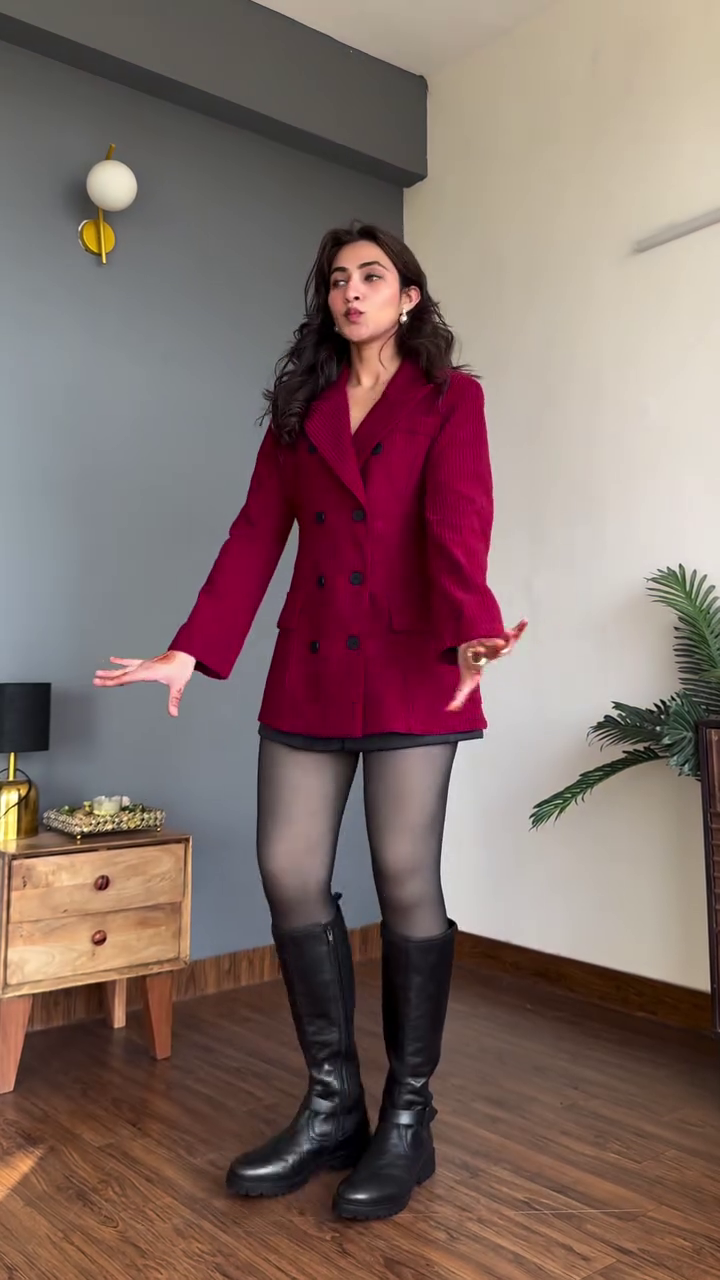 ❤️✨ Crimson Power Blazer Dress – Bold Statement Elegance ✨❤️