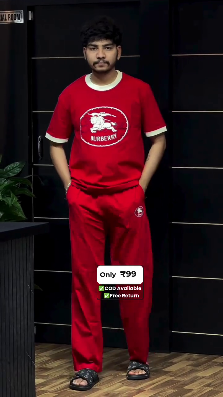 🔥 Premium Men's Ultra-Comfort Round Neck T-Shirt & Track Pant Co-Ord Lounge Set | Stylish Casual Cotton Nightwear & Everyday Wear Combo 🔥